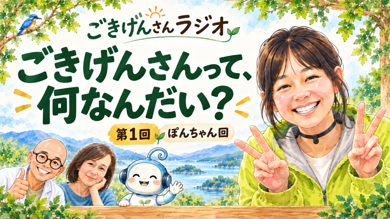 ごきげんさんラジオ ── からだの声から、暮らしをひらく
